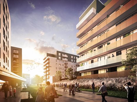 Nowe mieszkanie dwupokojowe Mieszkaj w Mieście etap Aktorów (H) Bronowice, Wizjonerów 39m2 Foto 3