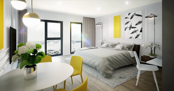 Nowe mieszkanie dwupokojowe INFINITY Zieleniec Ski & Spa Zieleniec 39m2 Foto 4