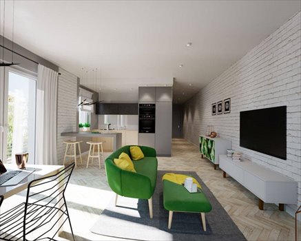 Nowe mieszkanie czteropokojowe Helińskiego Park Łódź, Bałuty, Helińskiego 10 86m2 Foto 7