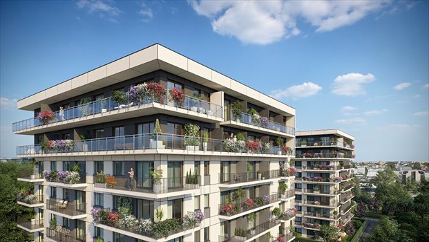 Mieszkanie dwupokojowe na sprzedaż Central Park Apartments 2 Łódź, Śródmieście, Żwirki 73m2 Foto 3
