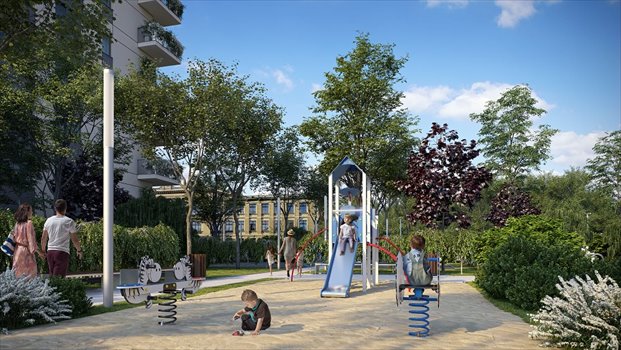 Mieszkanie dwupokojowe na sprzedaż Central Park Apartments 2 Łódź, Śródmieście, Żwirki 73m2 Foto 4