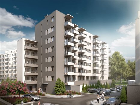 Mieszkanie dwupokojowe na sprzedaż Ornament III etap Szczecin, Śródmieście, Powstańców Śląskich 52m2 Foto 2