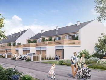 Nowy dom Osiedle Tęczowe Dachowa, Gmina Kórnik, Turkusowa 70m2 Foto 3