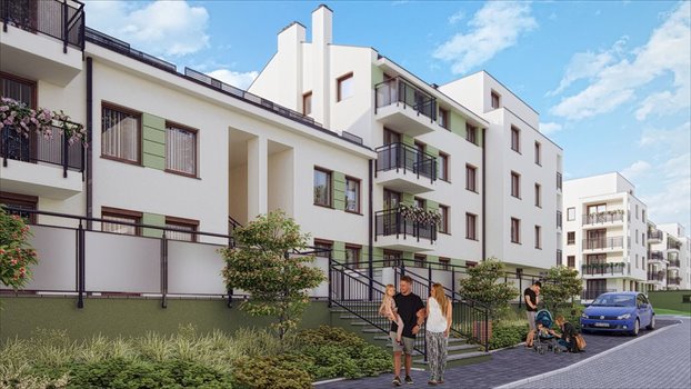 Nowe mieszkanie trzypokojowe Słoneczne Miasteczko Kraków, Bieżanów-Prokocim, ul. Braci Czeczów/ul. Opalowa 51m2 Foto 2