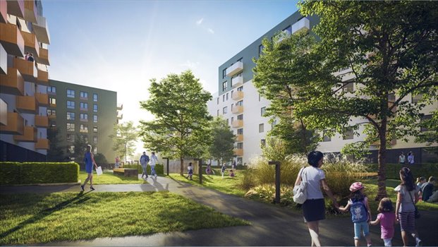 Nowe mieszkanie dwupokojowe Mieszkaj w Mieście etap Aktorów (H) Bronowice, Wizjonerów 39m2 Foto 5