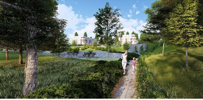 Nowe mieszkanie trzypokojowe Chwarzno Polanki Gdynia, Chwarzno, Chwarznieńska 64m2 Foto 3