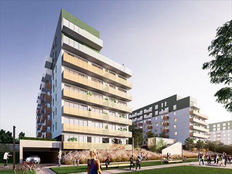 Nowe mieszkanie dwupokojowe Mieszkaj w Mieście etap Aktorów (H) Bronowice, Wizjonerów 39m2 Foto 1