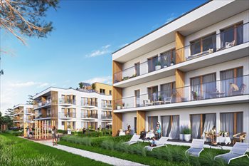 Nowe mieszkanie trzypokojowe Let's Sea Baltic Park Gąski, Nadbrzeżna 60m2 Foto 3