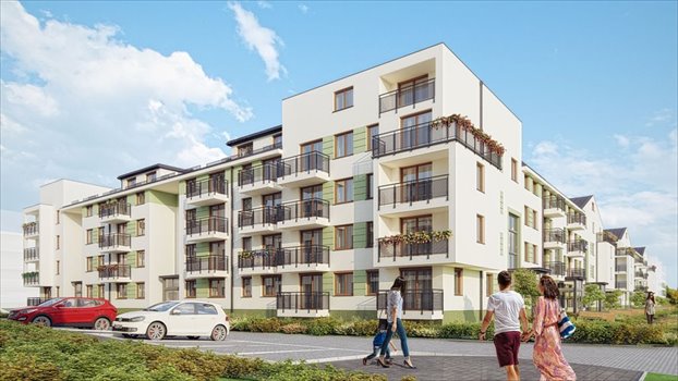 Nowe mieszkanie trzypokojowe Słoneczne Miasteczko Kraków, Bieżanów-Prokocim, ul. Braci Czeczów/ul. Opalowa 51m2 Foto 4