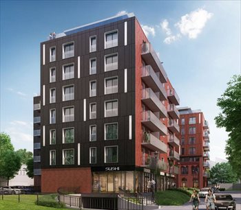 Nowa kawalerka Apartamenty Halo Wrocław, Stare Miasto, Tęczowa 29A-31A 25m2 Foto 1