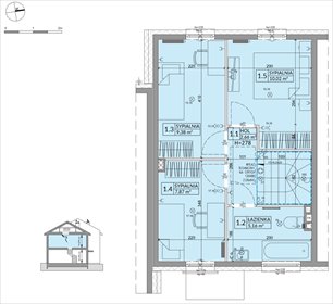 rzut dom na sprzedaż 78m2 dom Sulejówek, Szklarniowa