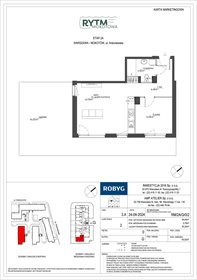 rzut mieszkanie na sprzedaż 44m2 mieszkanie Warszawa, Mokotów, Antoniewska