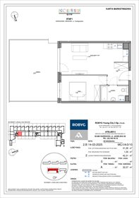 rzut mieszkanie na sprzedaż 41m2 mieszkanie Warszawa, Bemowo, Szeligowska