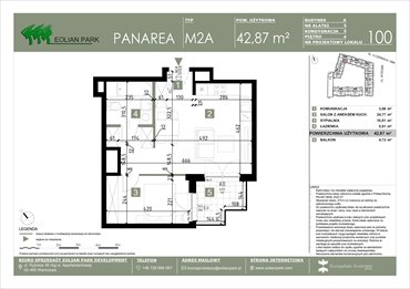 rzut mieszkanie na sprzedaż 43m2 mieszkanie Warszawa, Ursus, Ryżowa