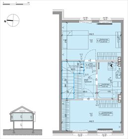 rzut dom na sprzedaż 64m2 dom Warszawa, Białołęka, Inna 4