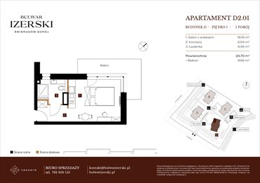 rzut mieszkanie na sprzedaż 25m2 mieszkanie Świeradów Zdrój, Senatoryjna/Szkolna