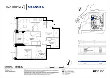 rzut mieszkanie na sprzedaż 60m2 mieszkanie Kraków, Krowodrza, ul. Mazowiecka 21