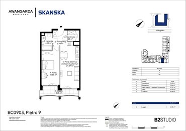 rzut mieszkanie na sprzedaż 51m2 mieszkanie Kraków, Prądnik Czerwony, Mogilska 126