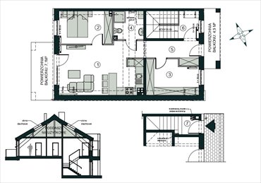 rzut mieszkanie na sprzedaż 55m2 mieszkanie Pogórze, Feliksa Dorsza