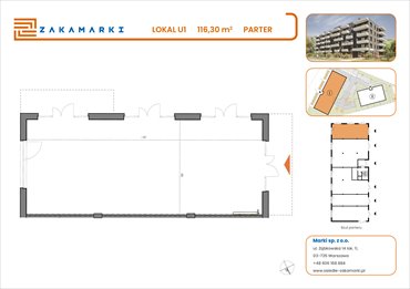 rzut lokal użytkowy na sprzedaż 116m2 lokal użytkowy Marki, Aleja Józefa Piłsudskiego 102