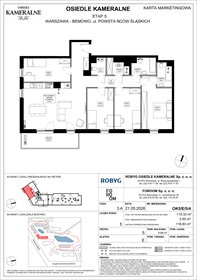rzut mieszkanie na sprzedaż 115m2 mieszkanie Warszawa, Powstańców Śląskich
