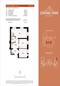 rzut mieszkanie na sprzedaż 58m2 mieszkanie Świdnica, Lipowa 14