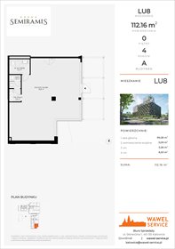 rzut lokal użytkowy na sprzedaż 112m2 lokal użytkowy Katowice, Bogucice - Dąbrówka Mała, Wiertnicza 32