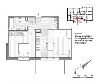 rzut mieszkanie na sprzedaż 48m2 mieszkanie Kraków, ul.Stawowa 242 i 242A