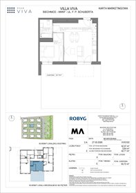 rzut mieszkanie na sprzedaż 42m2 mieszkanie Wrocław, Iwiny, ul. Franza Petera Schuberta