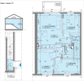 rzut mieszkanie na sprzedaż 64m2 mieszkanie Radzymin, Witosa