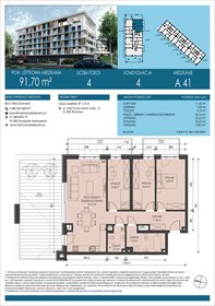 rzut mieszkanie na sprzedaż 92m2 mieszkanie SMARDZEWICE, WODNA