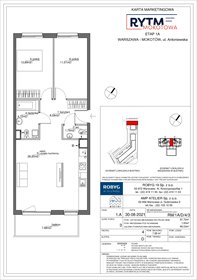 rzut mieszkanie na sprzedaż 68m2 mieszkanie Warszawa, Mokotów, Antoniewska 3B