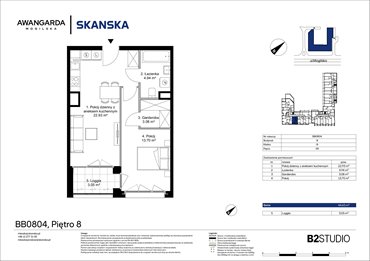 rzut mieszkanie na sprzedaż 45m2 mieszkanie Kraków, Prądnik Czerwony, Mogilska 126