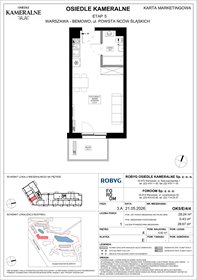 rzut mieszkanie na sprzedaż 28m2 mieszkanie Warszawa, Powstańców Śląskich