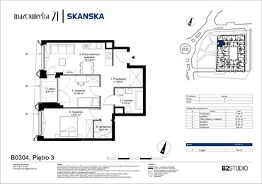 rzut mieszkanie na sprzedaż 60m2 mieszkanie Kraków, Krowodrza, ul. Mazowiecka 21
