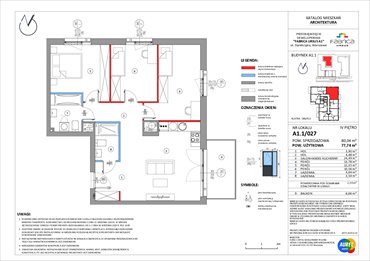 rzut mieszkanie na sprzedaż 78m2 mieszkanie Warszawa, Ursus, Silnikowa 25
