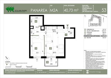rzut mieszkanie na sprzedaż 41m2 mieszkanie Warszawa, Ursus, Ryżowa