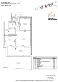 rzut mieszkanie na sprzedaż 53m2 mieszkanie Łódź, Zygmunta 140