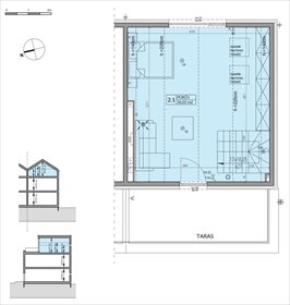 rzut dom na sprzedaż 151m2 dom Jazgarzewszczyzna, Krzywa
