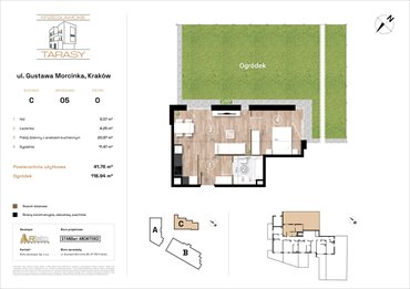 rzut mieszkanie na sprzedaż 42m2 mieszkanie Kraków, Wzgórza Krzesławickie, Gustawa Morcinka