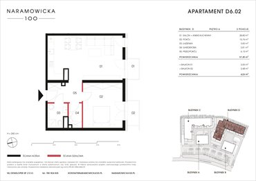 rzut mieszkanie na sprzedaż 57m2 mieszkanie Poznań, Winogrady, Naramowicka 100