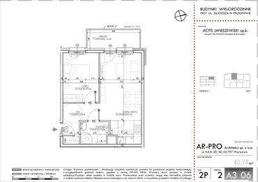 rzut mieszkanie na sprzedaż 41m2 mieszkanie Pruszków, Bąki, Długosza 42