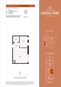rzut mieszkanie na sprzedaż 44m2 mieszkanie Świdnica, Lipowa 14