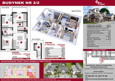 rzut mieszkanie na sprzedaż 69m2 mieszkanie Porosły, ul. Jesiennych Liści 99/1