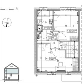 rzut dom na sprzedaż 65m2 dom Łódź, Śródmieście, Zygmunta