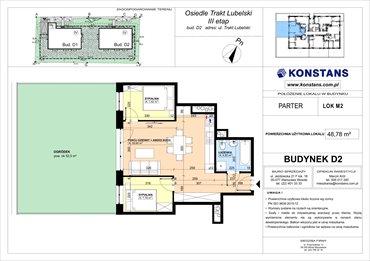 rzut mieszkanie na sprzedaż 49m2 mieszkanie Warszawa, Wawer, Trakt Lubelski 181 C i 181 D