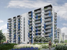 Nowe mieszkanie trzypokojowe ul. Powstańców/os. Piastów bud D Kraków, Mistrzejowice, os. Piastów 76 52m2 Foto 2