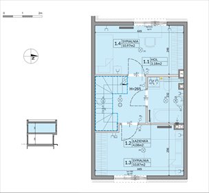 rzut dom na sprzedaż 62m2 dom Łódź, Mały Skręt