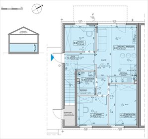 rzut mieszkanie na sprzedaż 60m2 mieszkanie Radzymin, Witosa