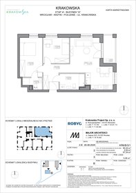 rzut mieszkanie na sprzedaż 65m2 mieszkanie Wrocław, Krzyki, Krakowska 112